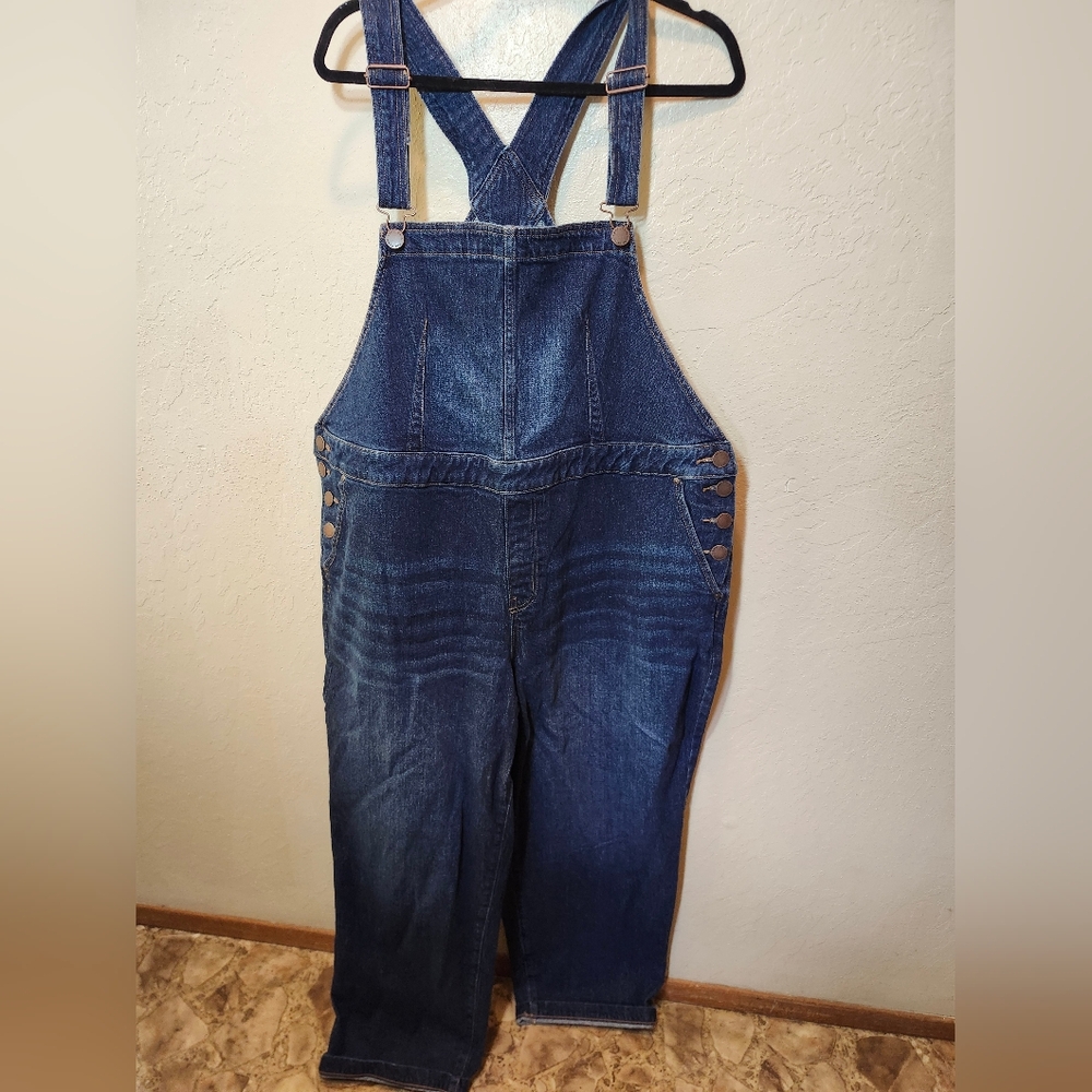 Lane Bryant Blue Denim Overalls